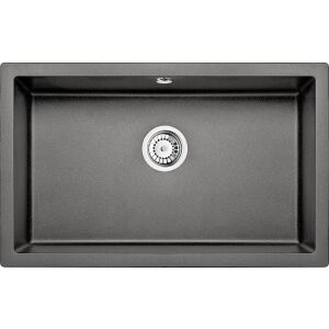 Deante mosogató ALULSÓ KAMRA CORDA ANTRACIT METALIK GRANIT 800X500X204 3,5" 145282498 - Építkezés & Felújítás