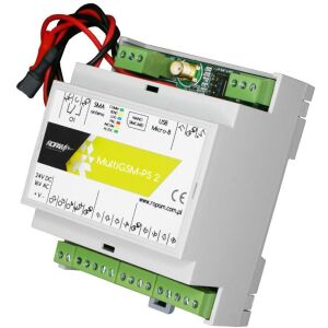 Moduł komunikacyjny GSM/GPRS, 12VDC, 8 wejść, 4 wyjścia, tel x 1000, SMS/CLIP/DTMF/E-MAIL DIN 4P, MultiGSM-D4M 2 145282685 - Alarm