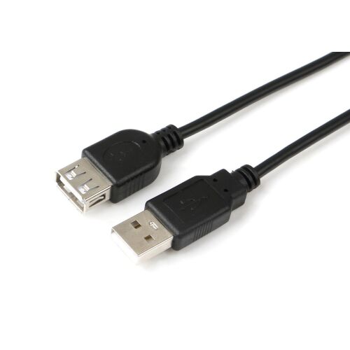 MicroConnect USB-A - USB-A kábel, 0.3m, fekete - USB kábel