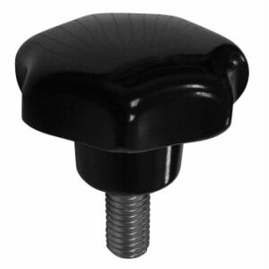 MÂNER DIN BACHELITĂ CU COADĂ NEAGRĂ M5* 15MM DIN6336L 145283325 - Fixator