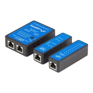 Lanberg Tester kábelek POE / RJ-45 / RJ-11 / Koaxiális (NT-0404)