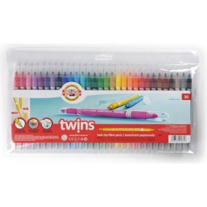 Doppelseitige Filzstifte von Twins, 30 Farben 145283769 - Filzstifte