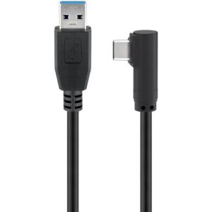 USB MicroConnect USB-A - USB-C kábel 3 m Fekete (USB3.1CA3A) 145284000 - USB kábel