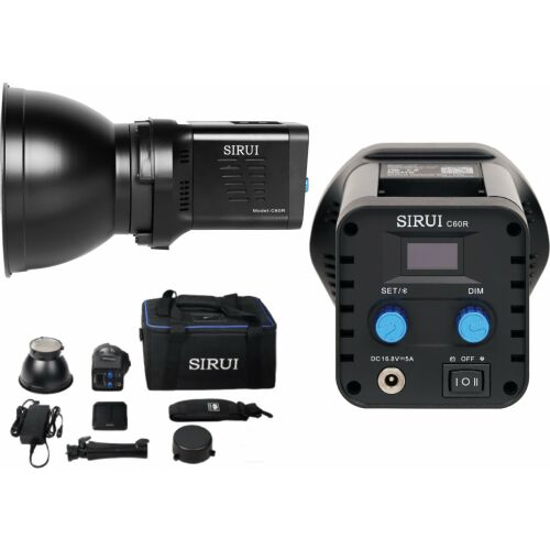 Lampă LED Sirui C60R - RGB, WB (2800 K - 6500 K) 145284047