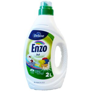 DELUXE Enzo Żel do prania 2w1 Kolor 2l (50 prań) 145284065 - Dom i ogród