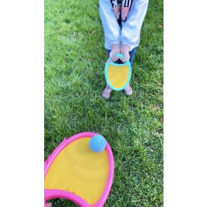 WOOPIE ARCADE-SPIEL CATCH BALL 2 Paletten+2 Bälle 145284147 - Outdoorspiele