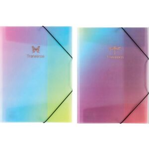 Panta Plast Rugalmas gumis mappa A4 glitter szivárvány keverék 88304 145284286 - Iratrendezés