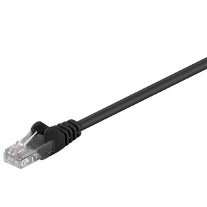 MicroConnect U/UTP Cat5e 15M Fekete árnyékolatlan hálózati kábel PVC, PVC, 4x2xAWG 26 CCA 145284320 - UTP kábel