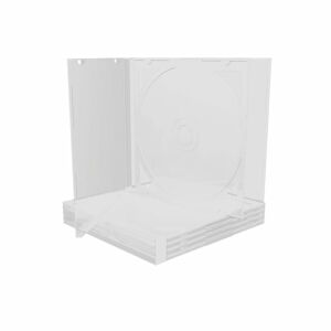 Husa MediaRange pentru 2 CD-uri, 10,4 mm, transparentă, Tray 5 buc 145284405 - Diapozitive, carti audio, CD, DVD