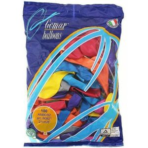 GoDan Balon AM80 metal 8" różnokolorowy 100 sztuk. 145284517 - Decoratii si echipamente pentru petreceri