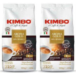 Kimbo Aroma Gold pörkölt kávé 2 kg 145284551 - Szemes kávé