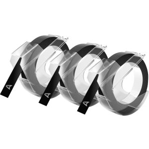 Etykiety wielofunkcyjne Pelikan LW DYMO 91201 Czarno-białe kompatybilne 145284601 - Maszyna do pisania i taśma