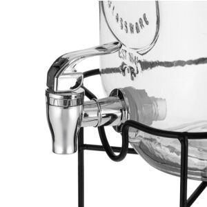 Italtartó csapos 4L-es állvánnyal | Üveg adagoló tartalék csappal
