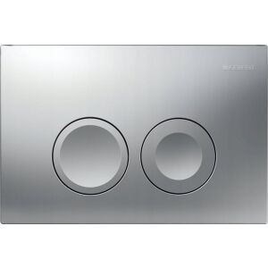 Buton de spălare Geberit Delta25 Buton de lansare, faţă, crom-mat [1/10/180] 145284936 - Accesorii vase de toaleta