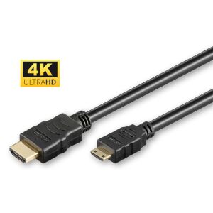 MicroConnect HDMI Mini - HDMI kábel 3m fekete (HDM19193V2.0C) 145285026 - HDMI kábel