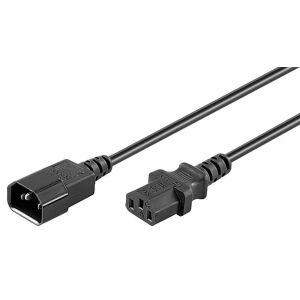 MicroConnect tápkábel C13 - C14 2m Fekete 145285233 - Kábel
