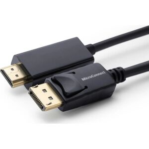 MicroConnect DisplayPort - HDMI kábel 0.5m fekete (MC-DP-HDMI-050) 145285394 - HDMI kábel