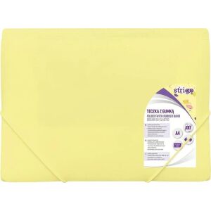 Strigo mappa A4 gumival, pasztell sárga