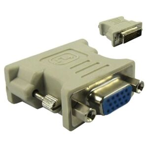 Adapter AV MicroConnect DVI-D - D-Sub (VGA) biały (MONCJ) 145285446 - Przekształcanie