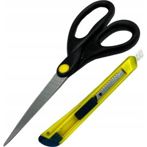 Isma Univerzális olló 185 mm + tapéta kés 9mm