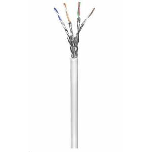 MicroConnect S/FTP CAT6 100m Alb, PVC Solid, AWG 23/1, CCA Neterminat cablu de date/instalare pentru procesare și instalare cu LSA 145285713 - Cabluri FTP