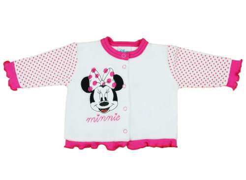 Disney plüss Kardigán - Minnie Mouse #rózsaszín-fehér - 68-as méret 30488745