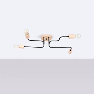 TIMBO 4 fekete csillár 145285835 - Mennyezeti lámpa