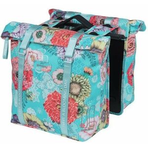 Csomagtartó táska BASIL BLOOM FIELD DOUBLE PANNIER BAG MIK 28-35L, MIK System (ready to go) sky blue (NEW) 145285976 - Kerékpáros táska