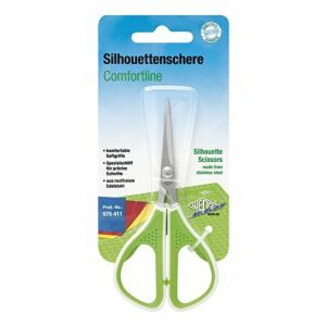 Wedo 975 411 iskolai és irodai olló Univerzális Egyenes vágás Zöld, Fehér