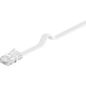MicroConnect U/UTP CAT6 5M Fehér lapos árnyékolatlan hálózati kábel, PVC, 4x2xAWG 32/7 CU 145286452 - Kábel