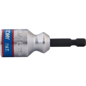 KING TONY MENETCSAVAR CSATLAKÓZÓ 8mm CSAVAROZÓHOZ 1/4" x 66mm (7,6 - 8,0mm TARTOMÁNY) 145286479 - Dugókulcs