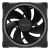 ASUS PRIME MR120 Fekete PC Ventilátor - Elölnézet