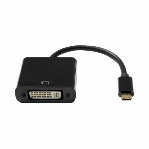 Adapter ProxTend USB-C (M) na DVI-I 24+5 (F), czarny 10CM 145286544 - Przekształcanie