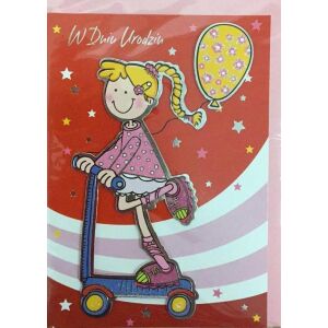 Panorama Karnet urodziny Premium 32 + koperta 145286704 - Decoratii si echipamente pentru petreceri