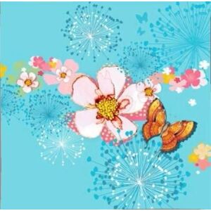 Creare Clar Karnet Swarovski Pătrat Flori (CL2908_BL) 145286730 - Șervețele