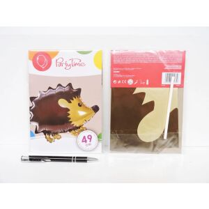 ERDŐ ÁLLATOK mintás léggömb sün 44x32 145286805 - Party kellék