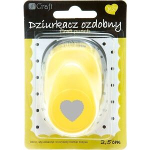 Dekorativer Locher mit Herzmotiv, 2,5 cm 145286948 - Kreative Geräte & Werkzeuge