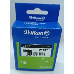 Etykiety wielofunkcyjne Pelikan LW DYMO 91221 Czarno-białe kompatybilne 145287115 - Maszyna do pisania i taśma