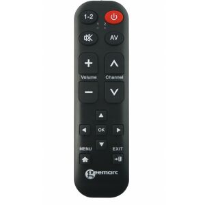 Geemarc TV-15 Univerzális távirányító tanuló funkció nagy betűkkel