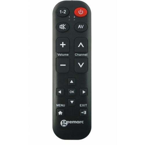 Geemarc TV-15 Univerzális távirányító tanuló funkció nagy betűkkel 145288126