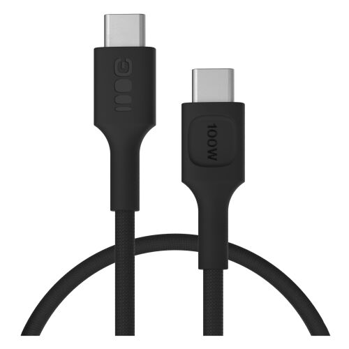 USB-C kábel 0,3m 100W Greencell PowerStream Gyors töltés PD Panther Black 145288309