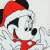 Disney Minnie hímzett frottír Törölköző 70x140cm - Karácsony 30487041}
