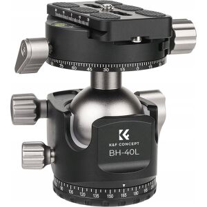 Professzionális Gömbfejű Fej 15kg K&F BH-40L Alum 3x Beosztás 3x Vízmérték / KF31.105 145288684 - Tripod