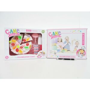 KONYHAI KÉSZLET, torta kellékekkel, kart.