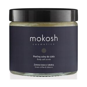 MOKOSH Testkőhámlasztó testápoló Zöld Kávé Dohánnyal 300g
