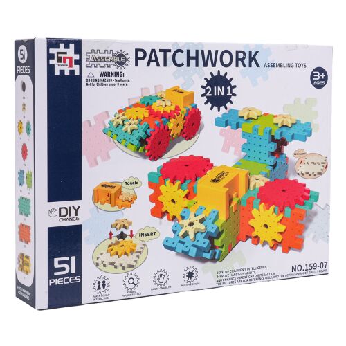 STEAM építőkészlet 51 db