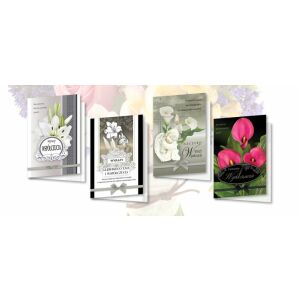 Top Karnet Grafic B6 cu Sticker-uri Condoleanțe (10 buc) MIX 145289846 - Felicitări, invitații