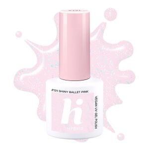 HI HYBRID Hibrid lakk No. 131 Fényes balett rózsaszín 5 ml