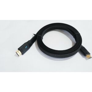 HDMI kábel v 2.1 lapos 2m fekete 145290295 - HDMI kábel