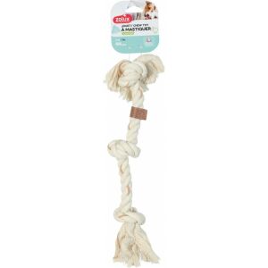 ZOLUX Kutya játék rágócsomó kötél LEATHER TOUCH 44cm